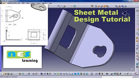 CATIA v5 sheet metal tutorial